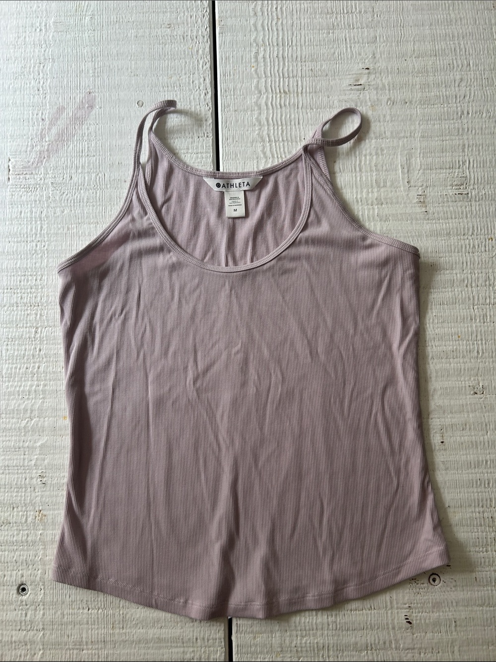 Athleta medium Light Lavender Scoop Neck Tank Top
